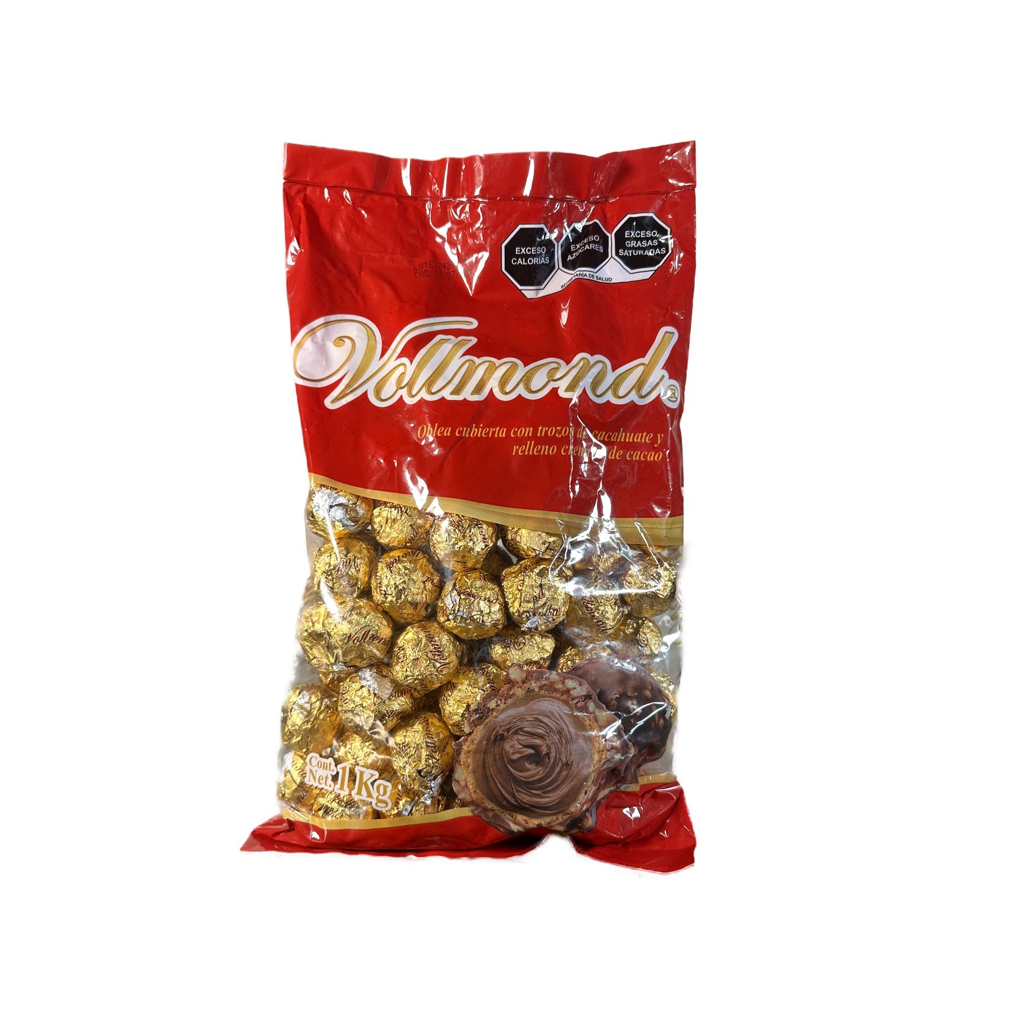 Chocolates Vollmond Trozos De Cacahuate Relleno Cacao - Vollmond - Bolsa de 1 kg