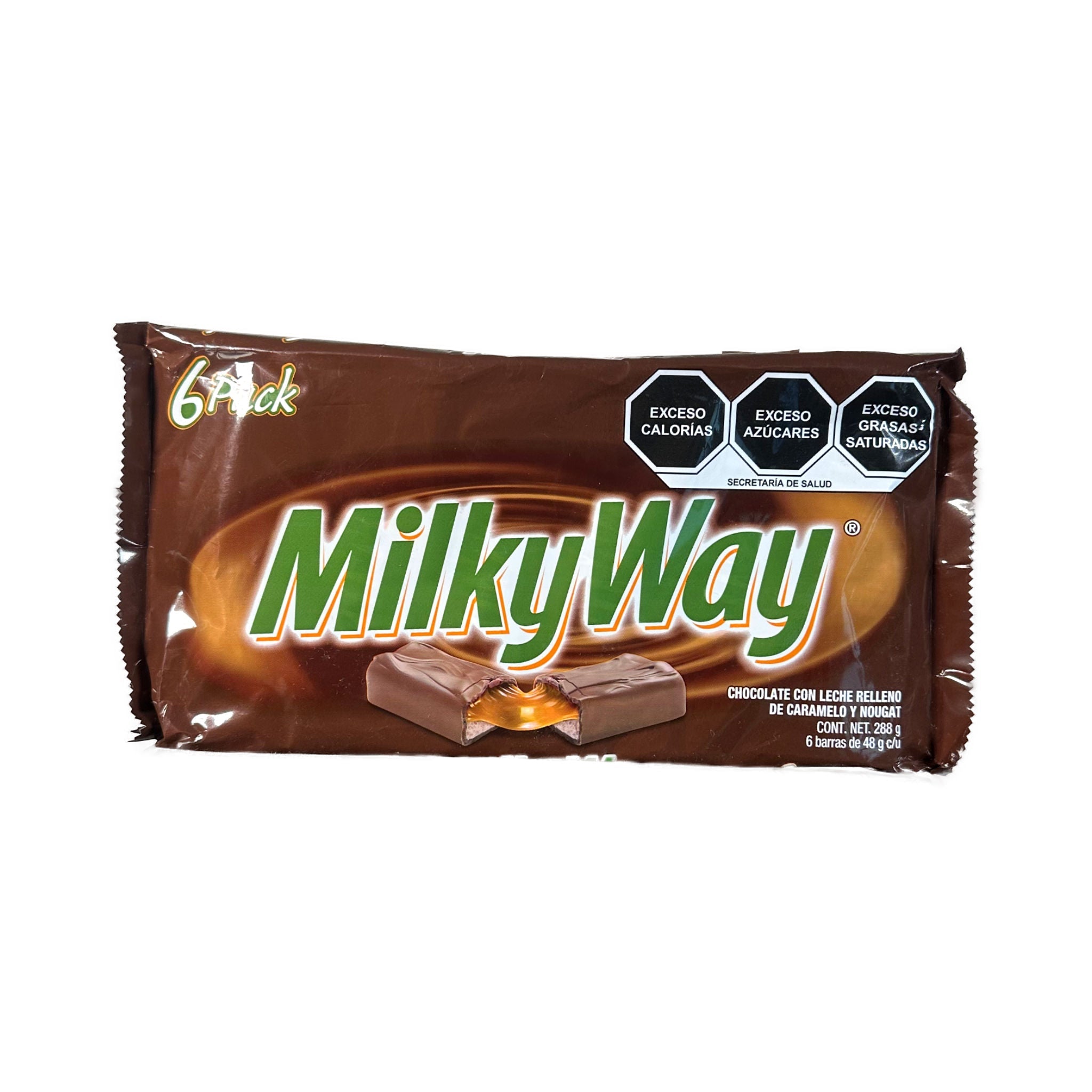 Chocolate Milky Way - Mars - Caja de 6 piezas de 48g c/u