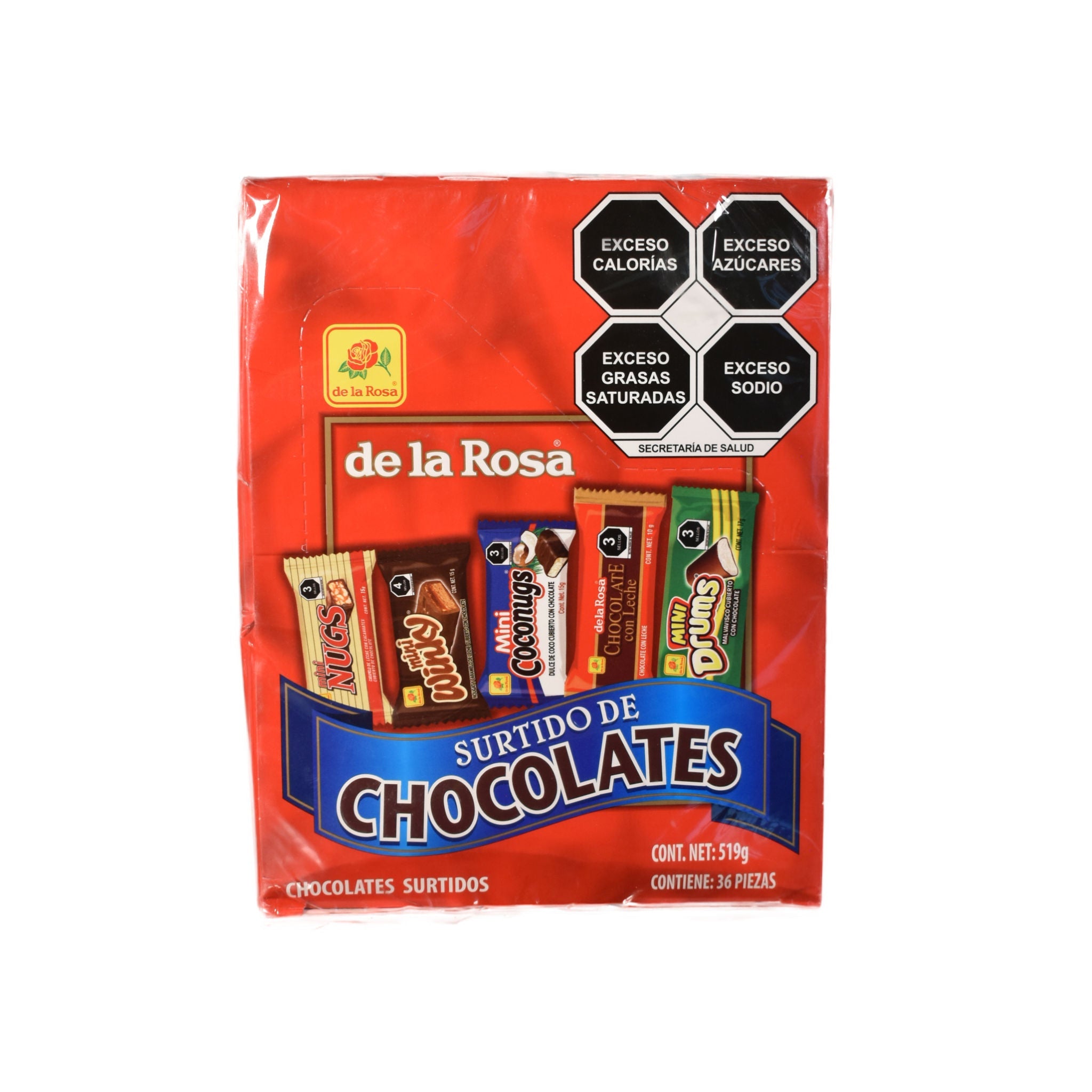 Chocolate Surtido De La Rosa - Caja de 519g con 36 piezas