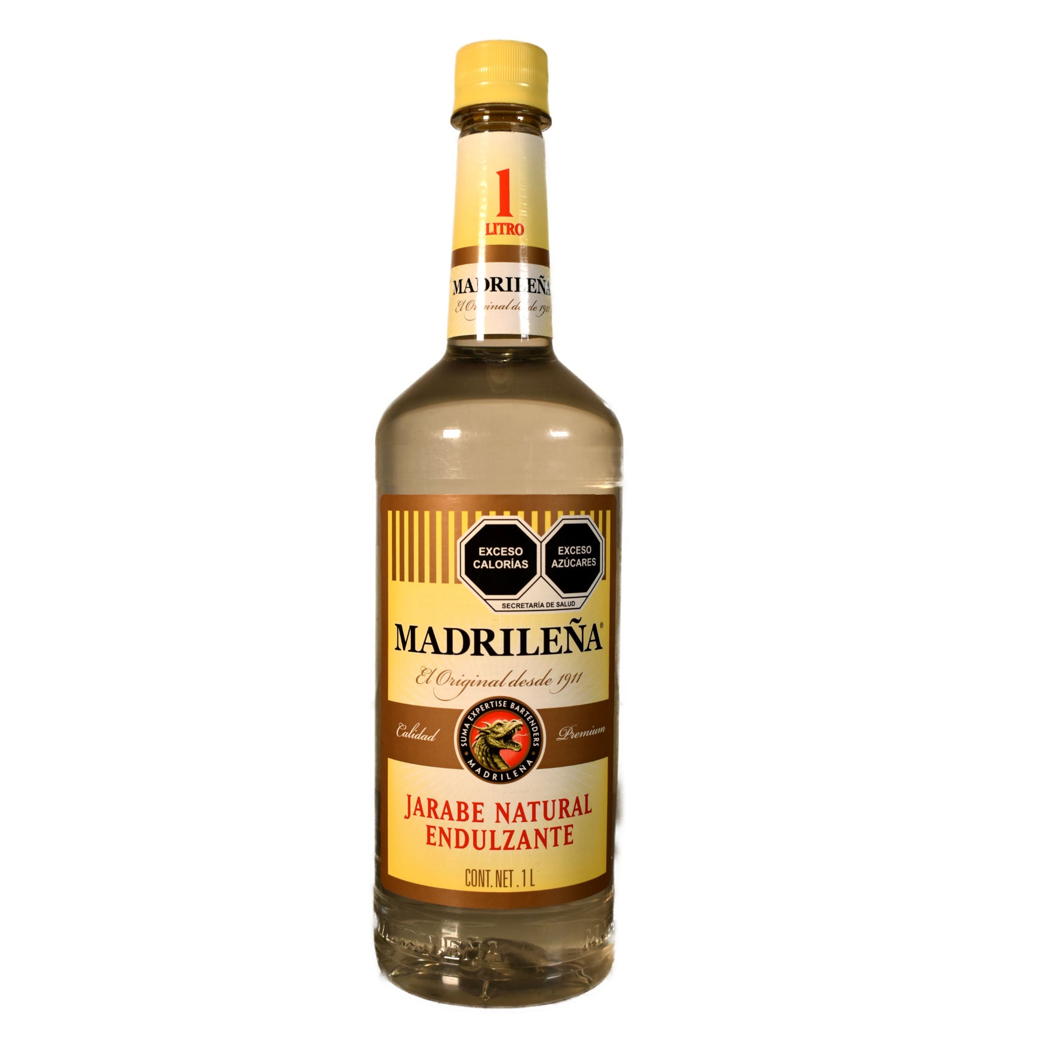 Jarabe Natural Madrileña Botella de 1 L – endulzante líquido para bebidas y postres