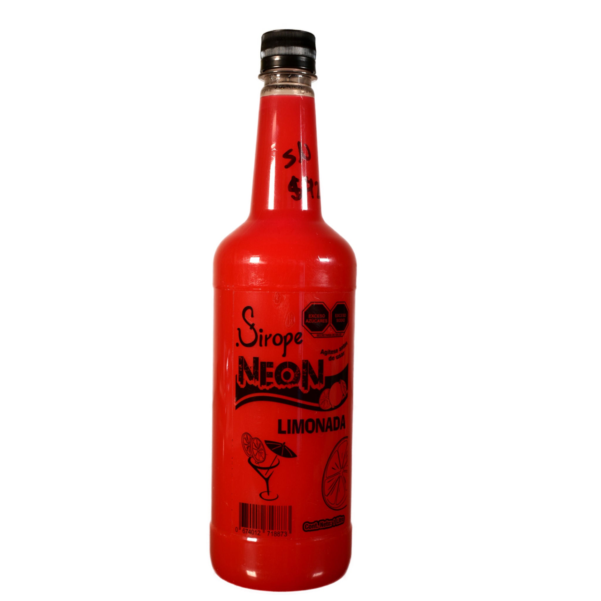 Sirope Neon Limonada 1L – Jarabe Brillante para Bebidas Modernas y Coctelería