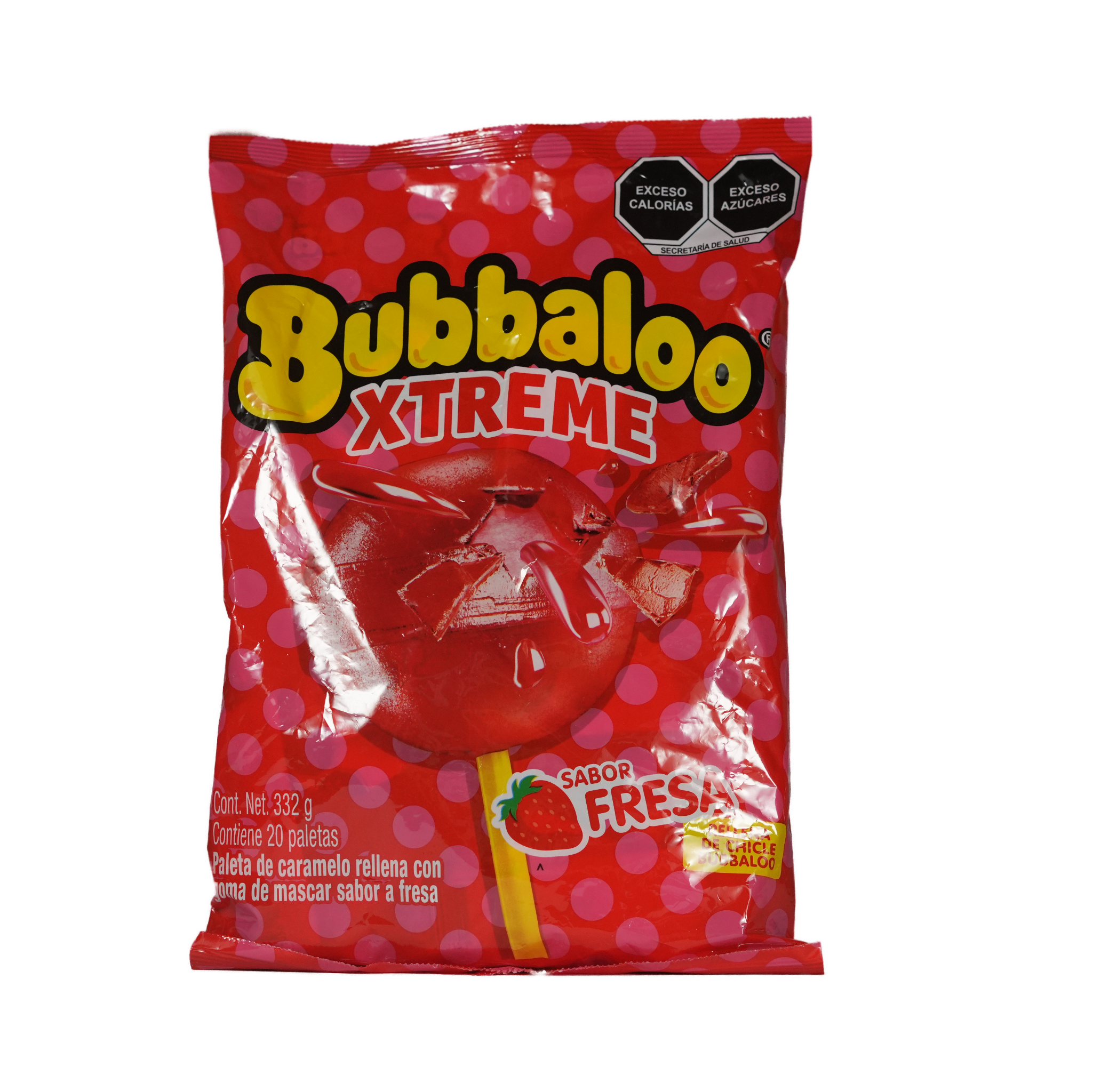 Bubbaloo Extreme - Bolsa de 20 paletas