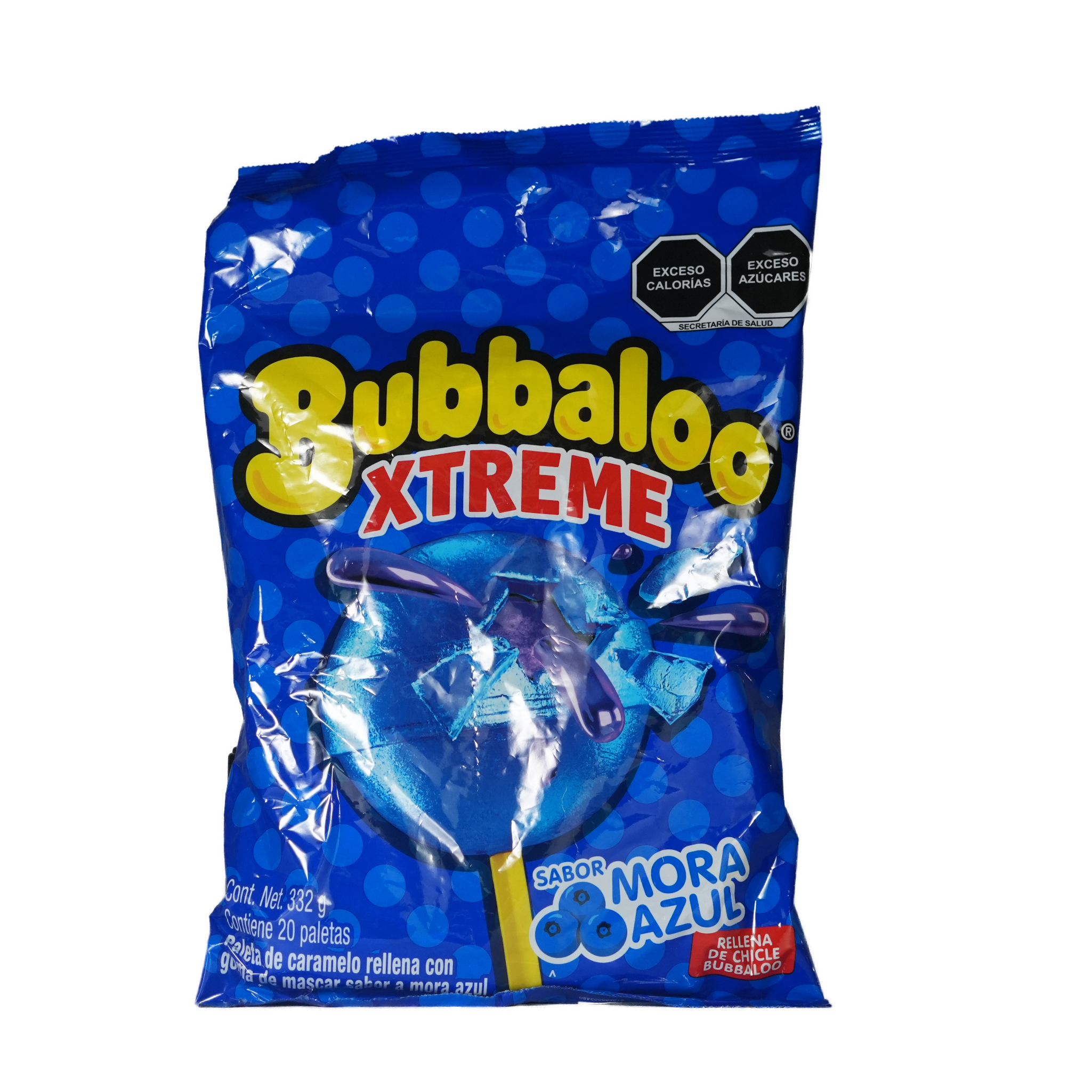 Bubbaloo Extreme - Bolsa de 20 paletas