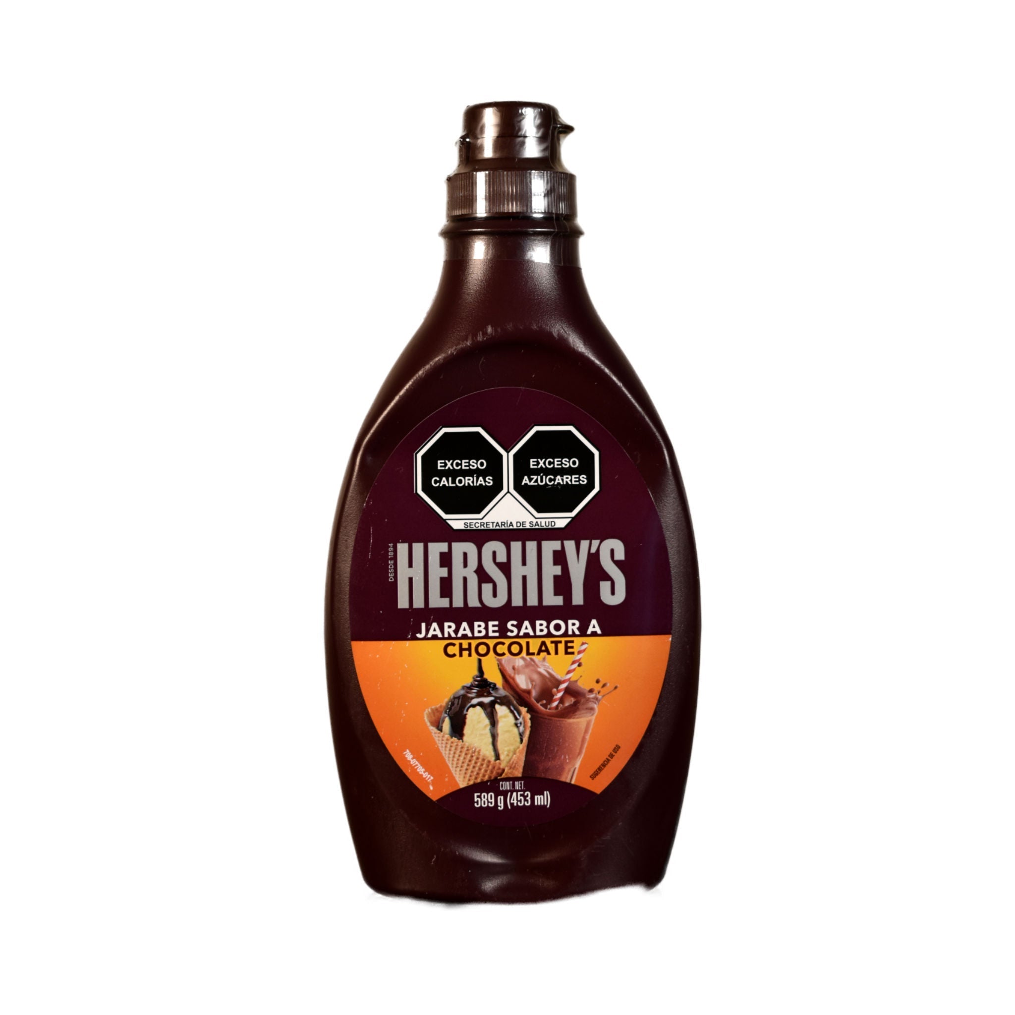 Jarabe de Chocolate - Hershey's - Botella de 589 g - Dulcería Karuba