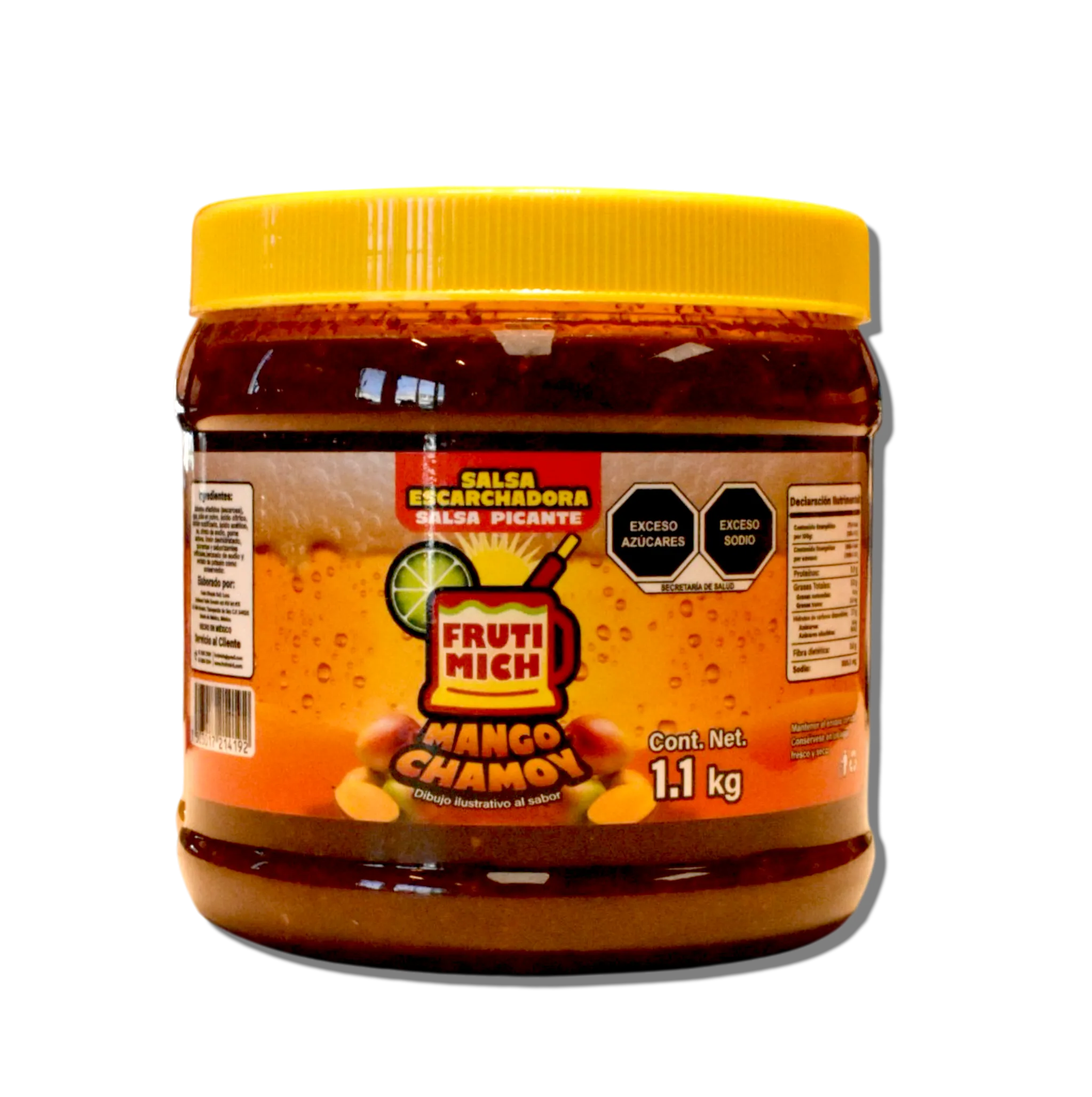 Fruti Mich - Salsa para Micheladas - Variedad de Sabores Bote de 1.1 Kg - Dulcería Karuba
