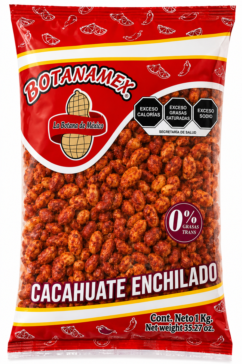 Cacahuate Enchilado Botanamex 1kg