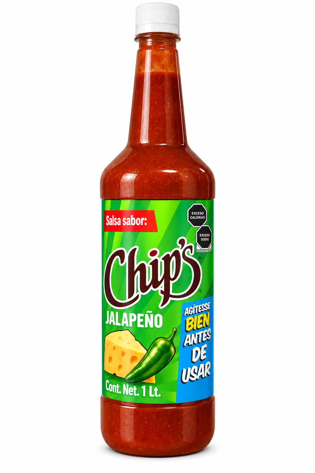 Salsas Locas Para Snacks y Botanas 1L