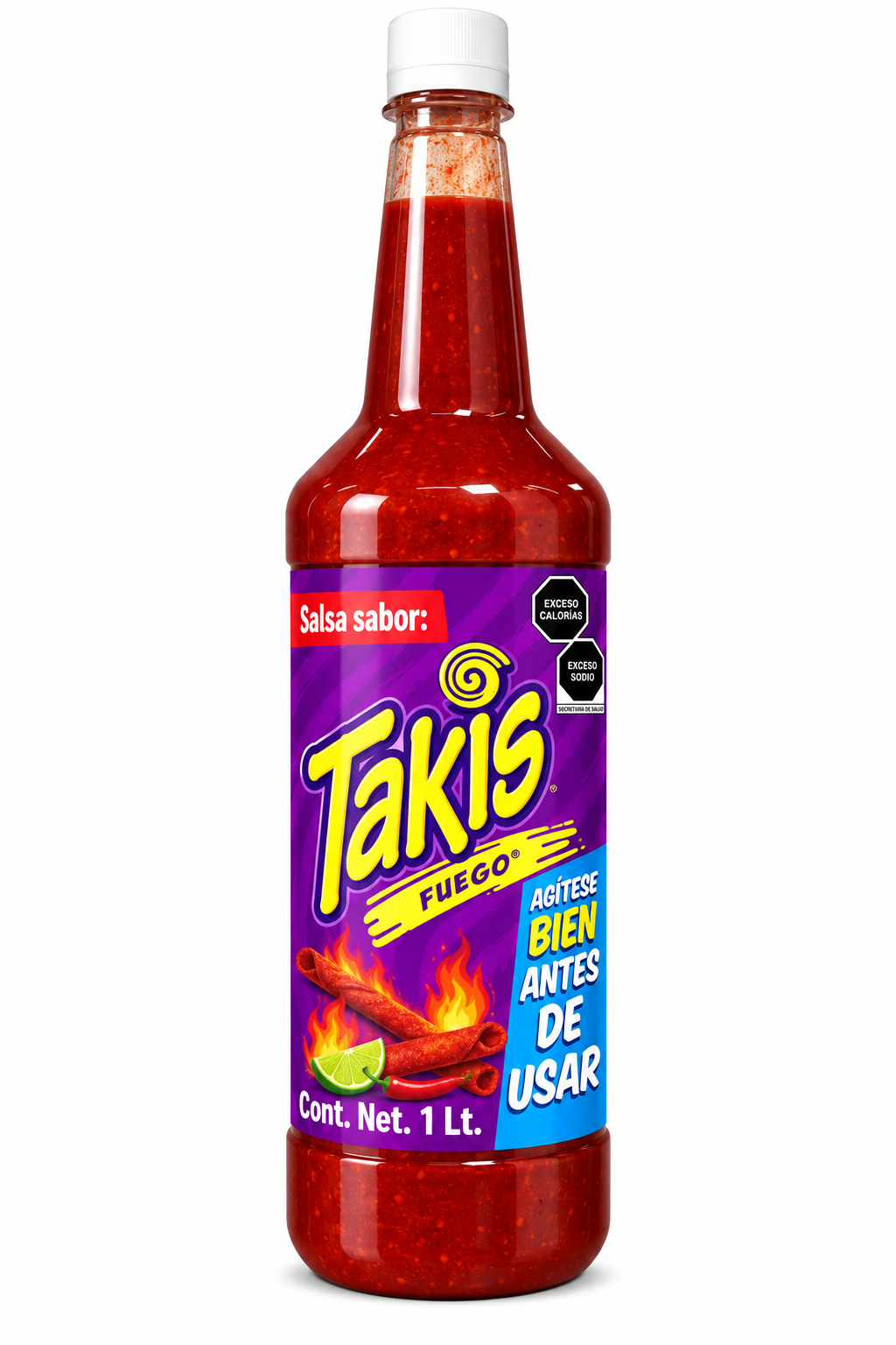 Salsas Locas Para Snacks y Botanas 1L