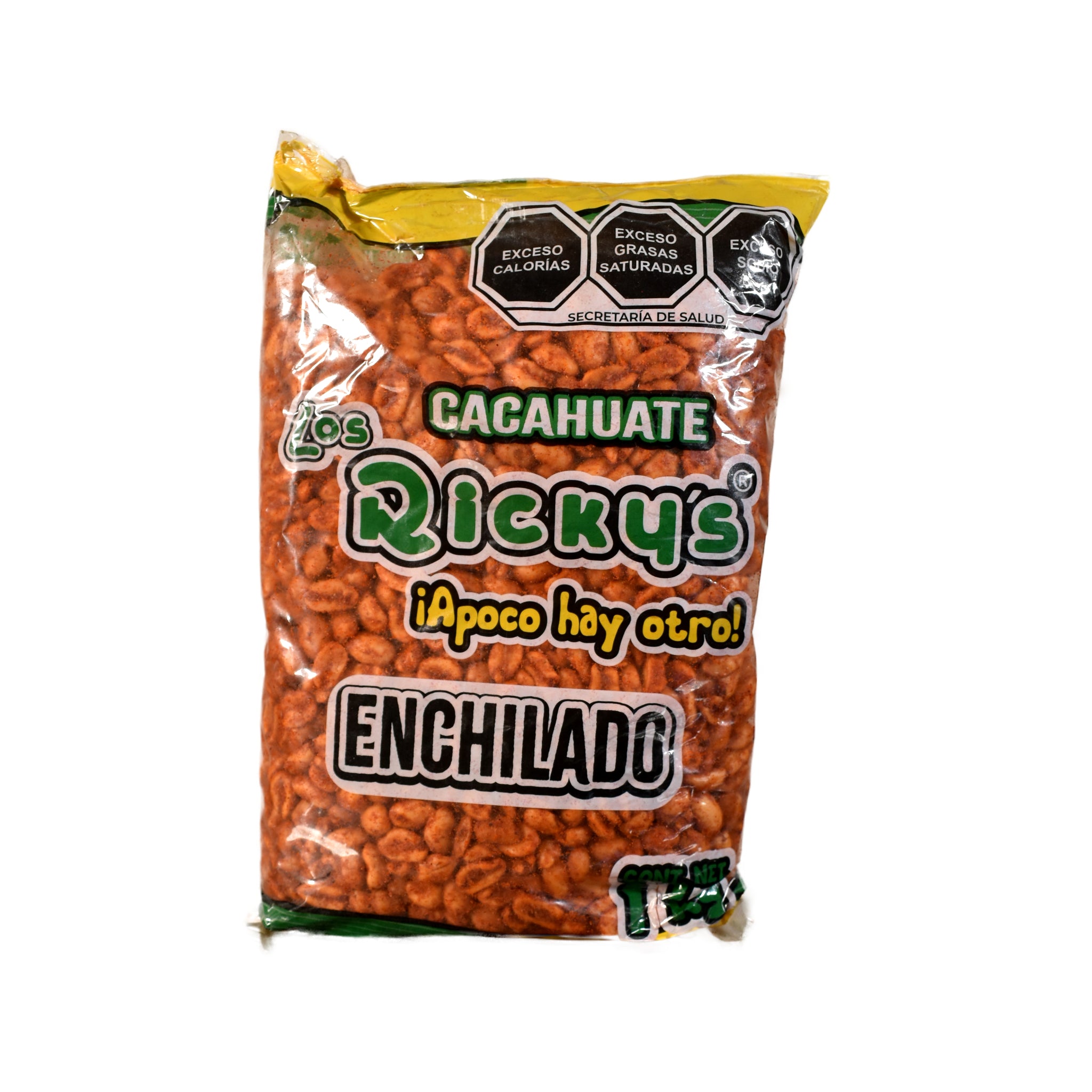 Cacahuate enchilado Los Rickys bolsa 1 kg – botana picante a granel