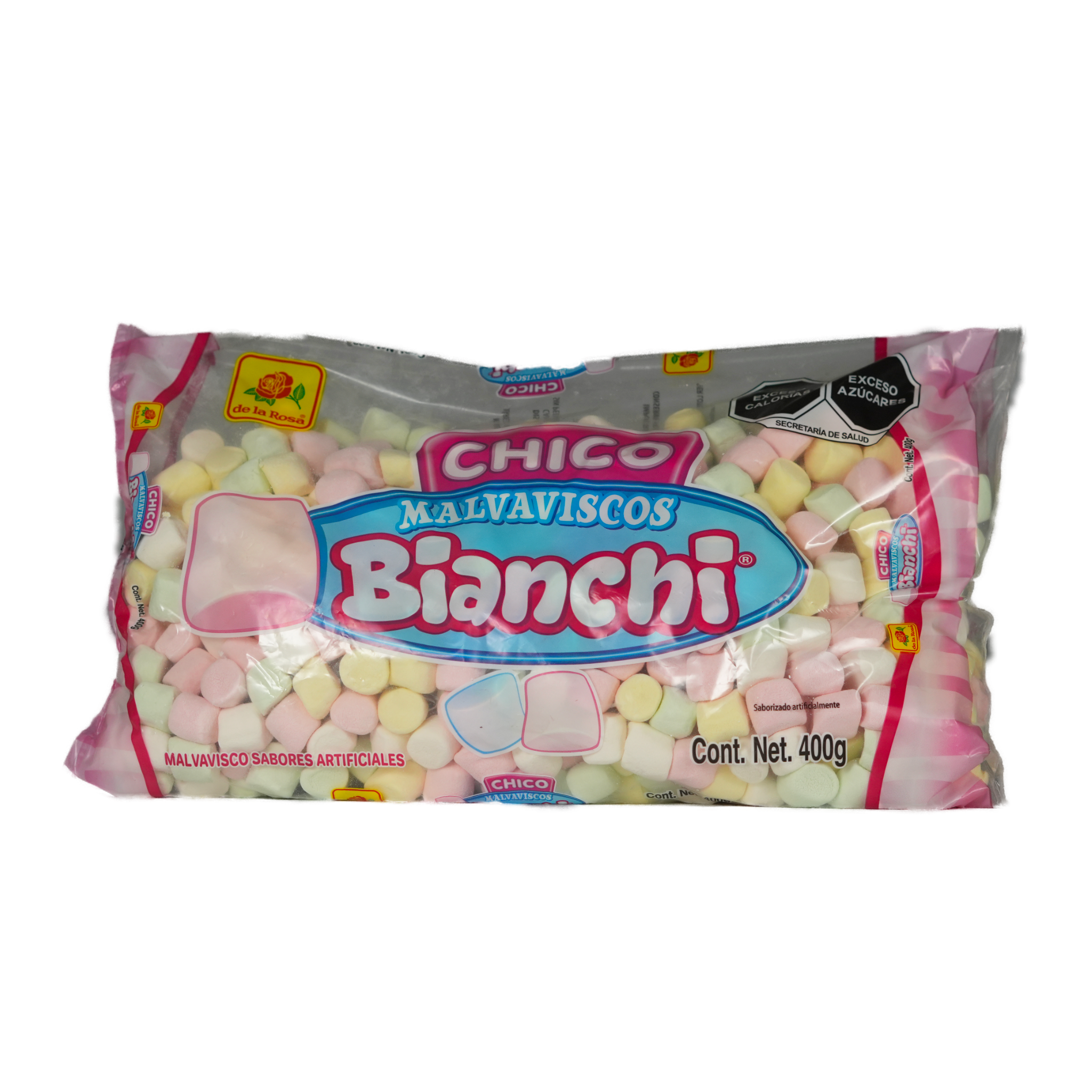 Malvaviscos Bianchi Variado/Azul/Blanco Chicos - De La Rosa - Bolsa de 400g
