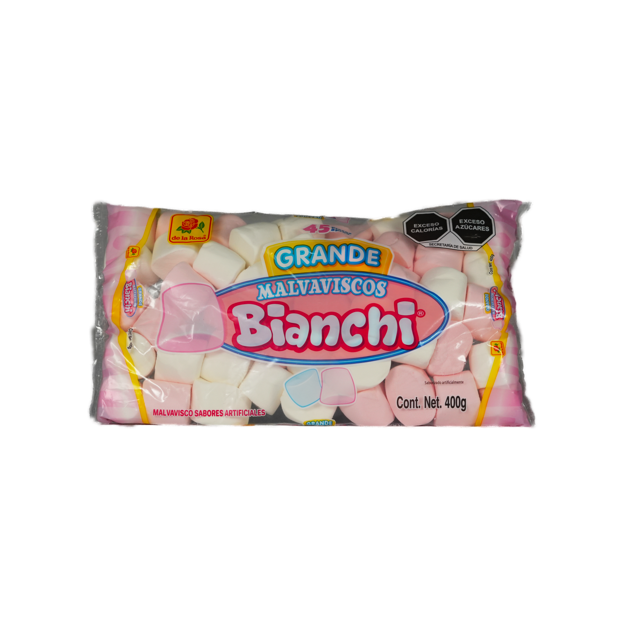 Malvaviscos Bianchi Variado Grandes - De La Rosa - Bolsa de 400g