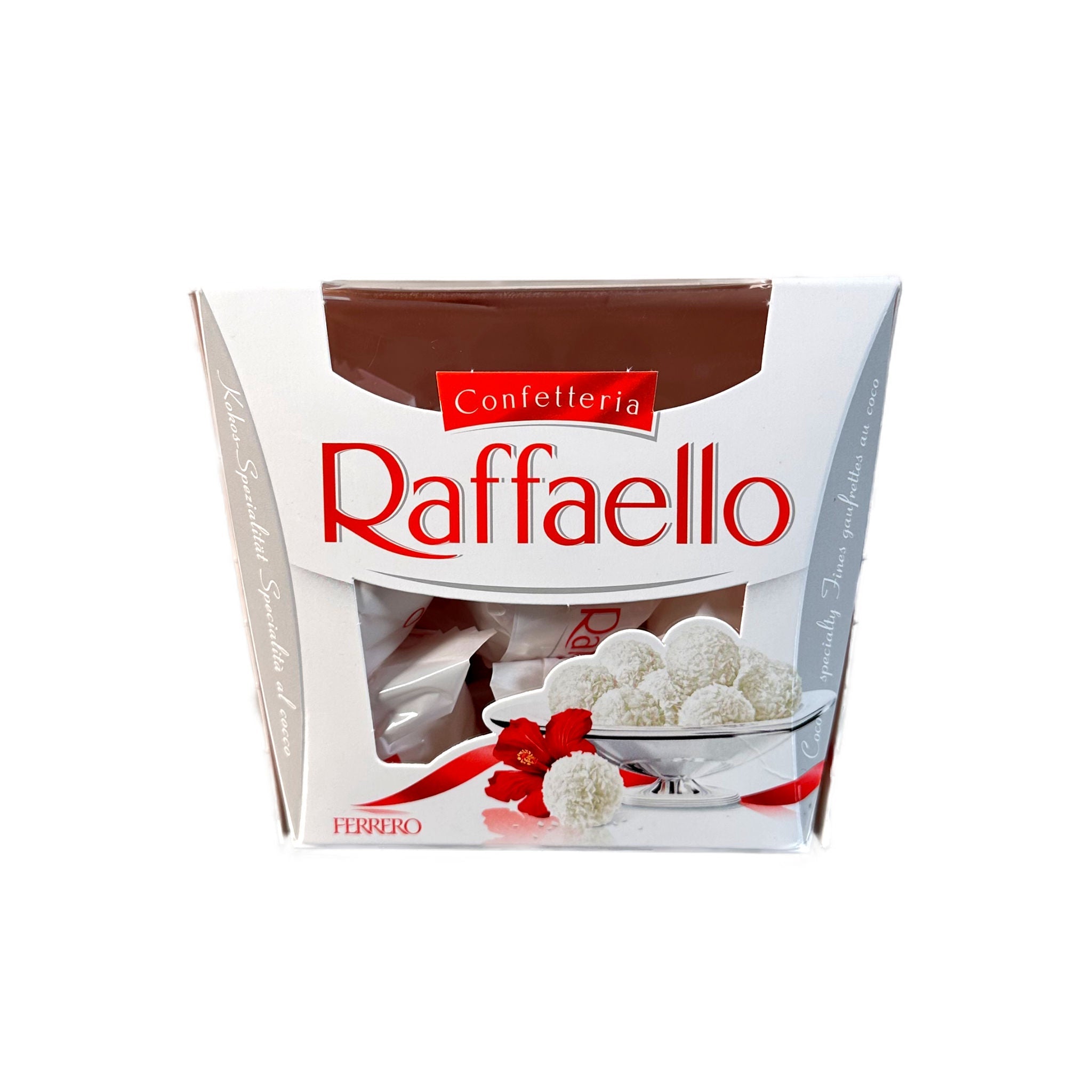 Chocolate Rafaello Relleno y Cubierto de Coco - Ferrero - Caja de 15 piezas de 10g c/u