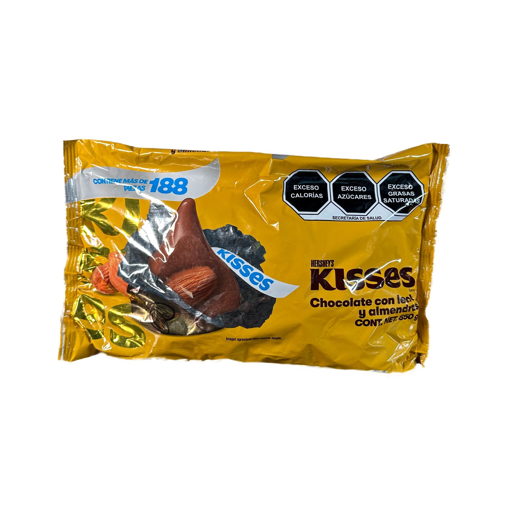 Chocolate Hershey's Kisses Almendra - Hershey - Bolsa de 850g con 188 piezas