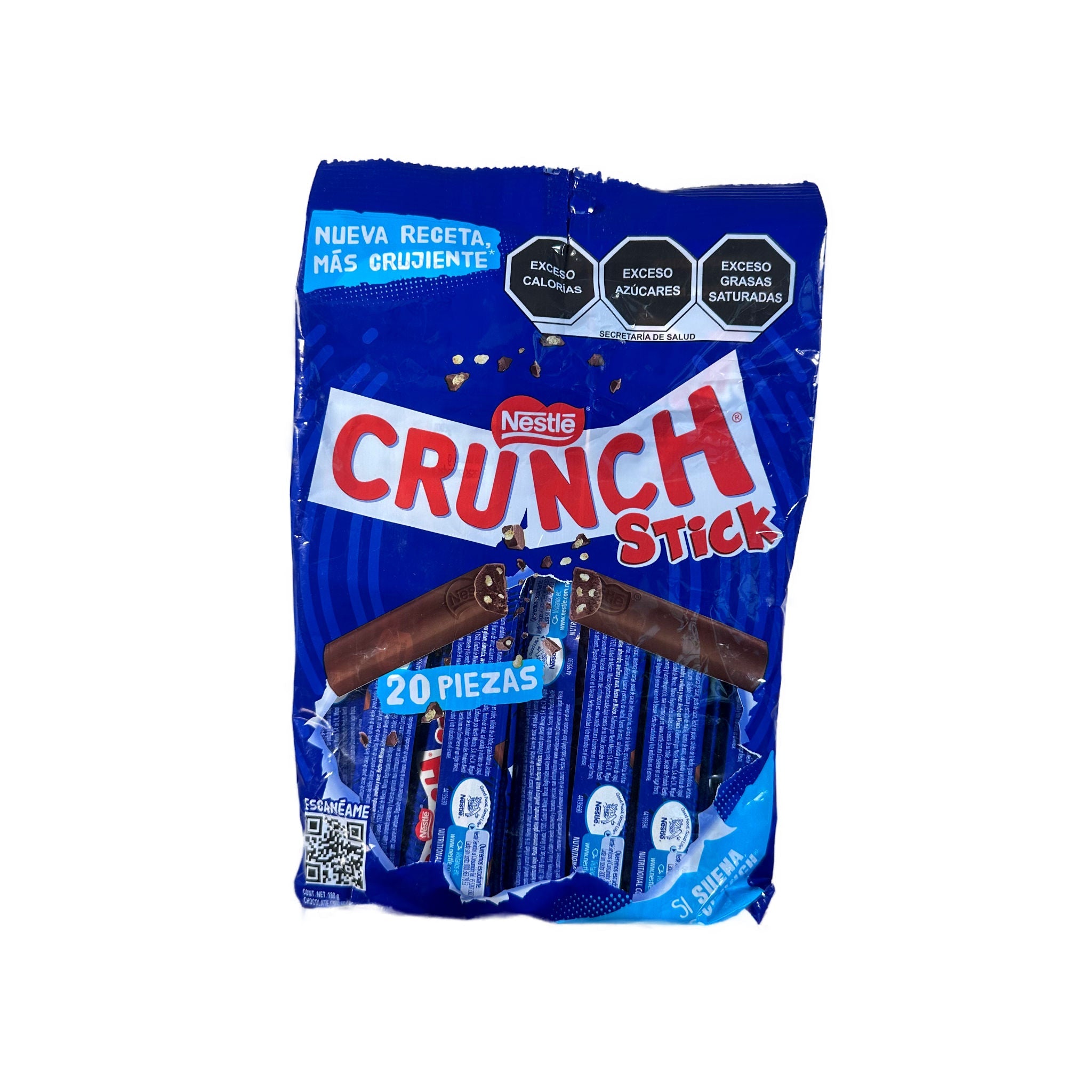 Chocolate Crunch Stick - Bolsa de 20 piezas de 9g c/u