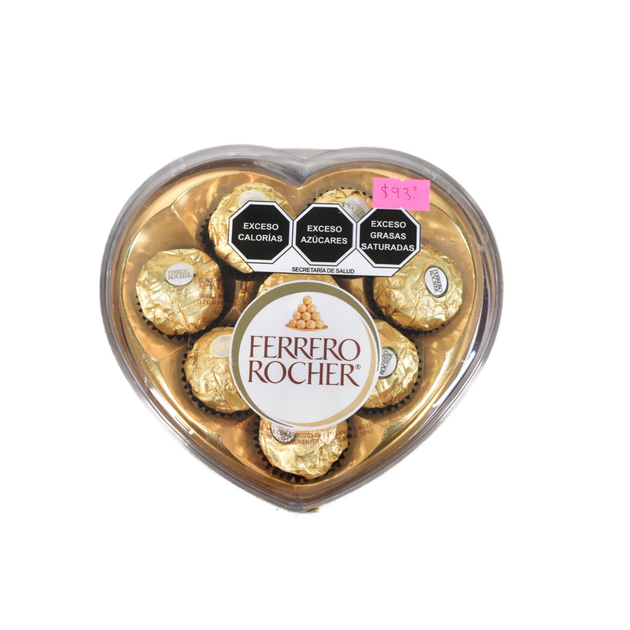 Chocolates Ferrero Collection Estuche de Corazón - Ferrero - Estuche con 8 piezas de 89.5g