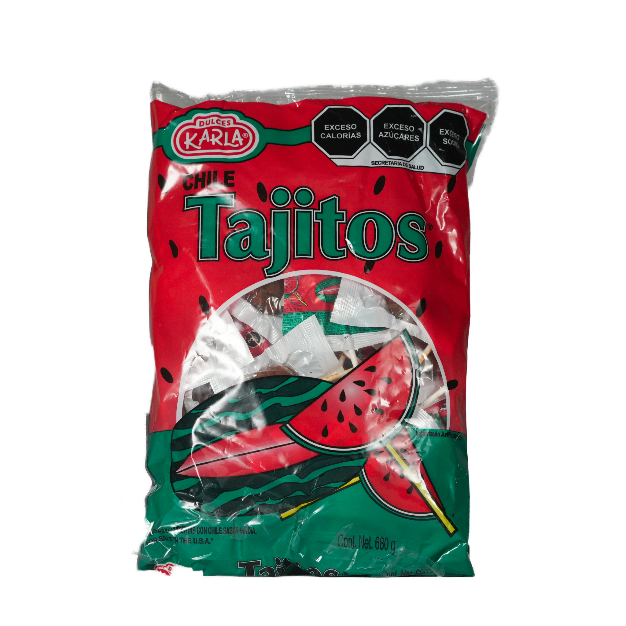 Paleta Tajitos Chile - Karla - Bolsa de 40pz
