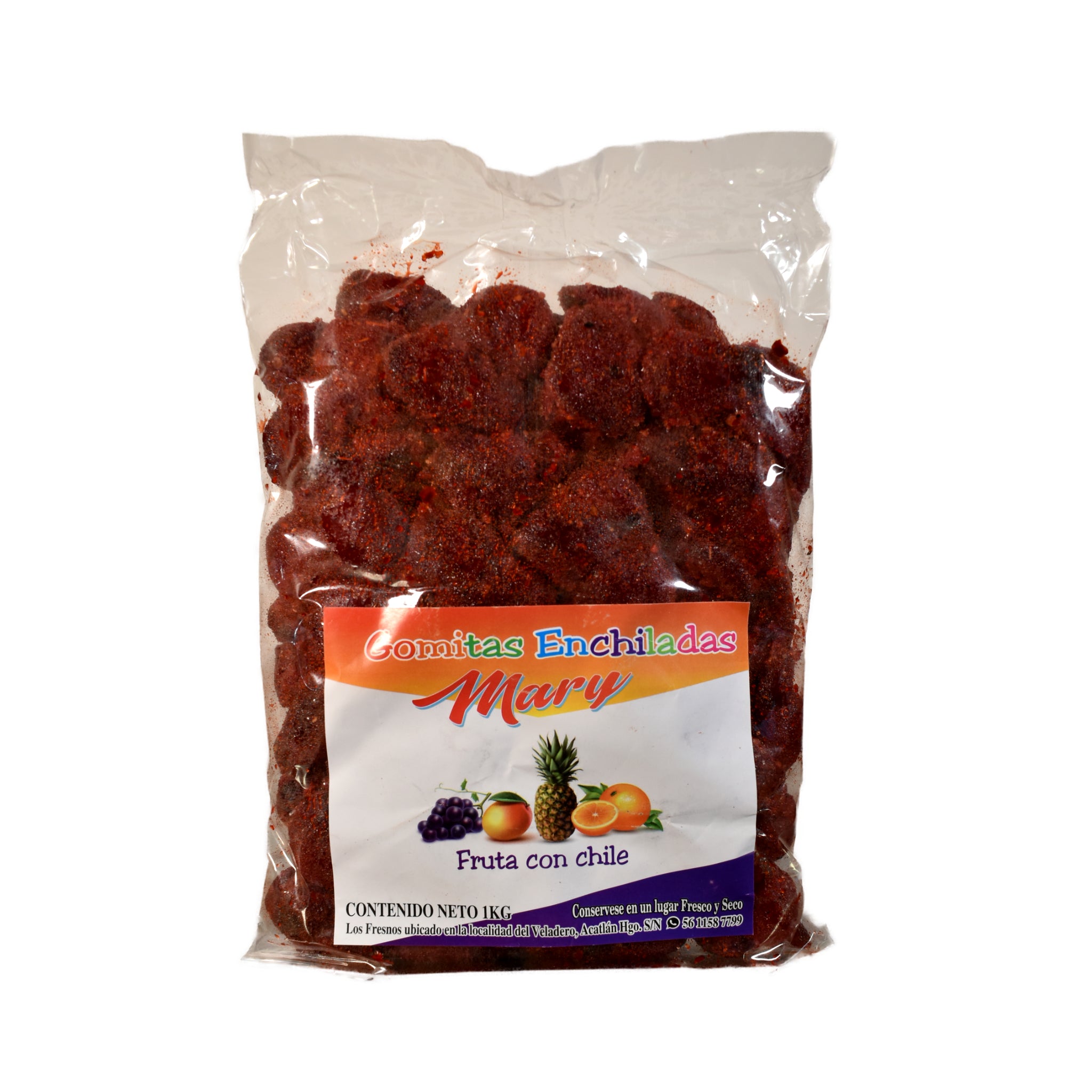 Gomitas Enchiladas Mary - Bolsa de 1kg – Fruta con Chile