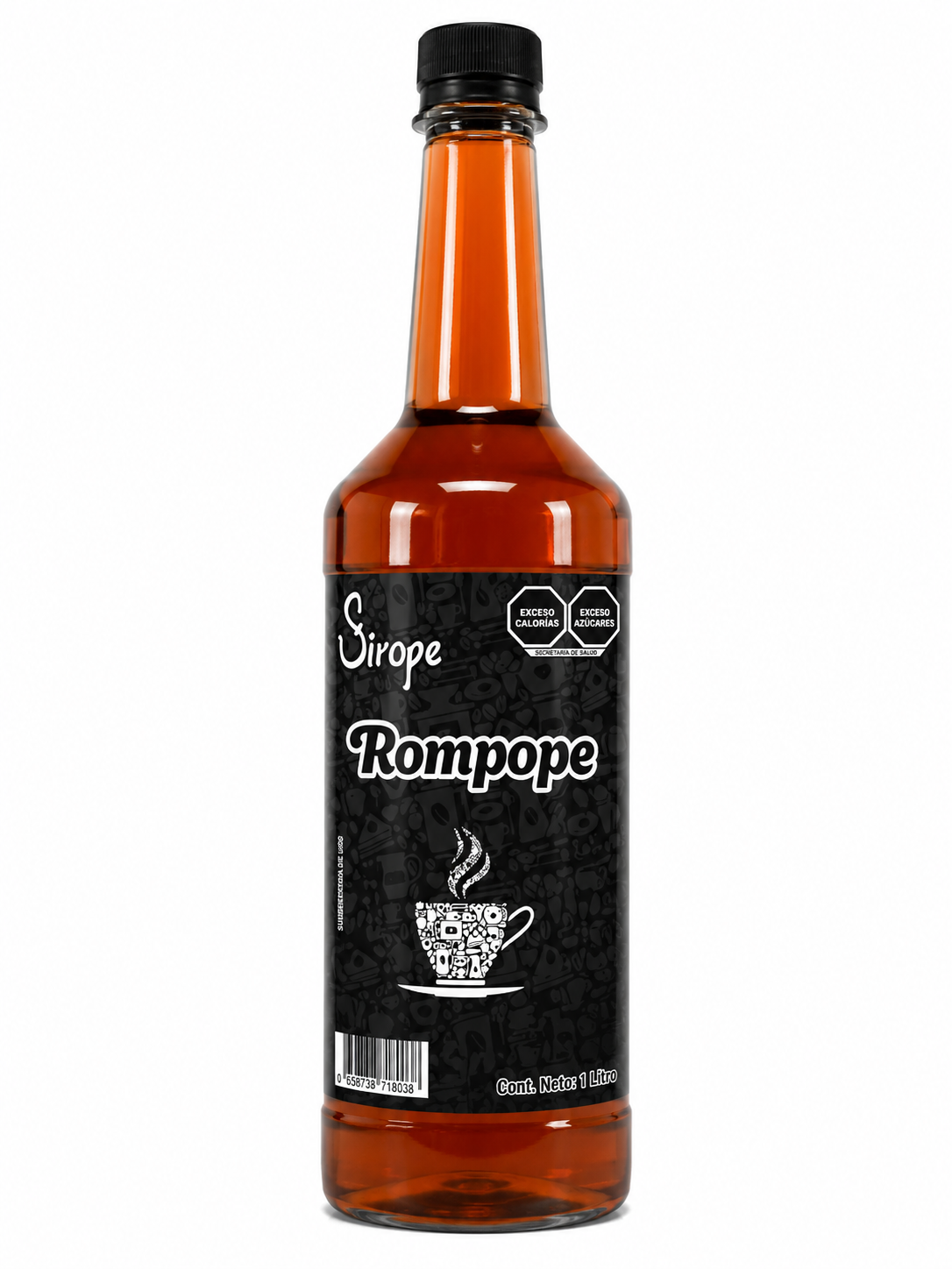 Sirope Cafeteria 1L – Jarabe Endulzante para Coctelería y Bebidas Preparadas