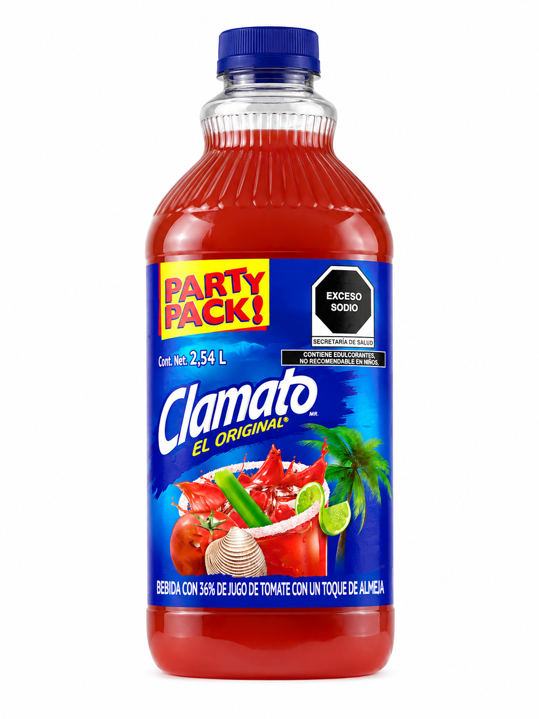 Clamato Original 1.89L y 2.54L para Micheladas y Cocteles