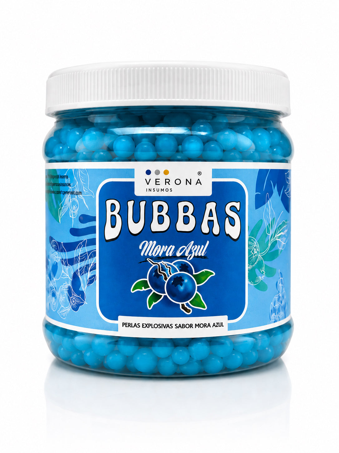 Bubbas Perlas Explosivas - Verona Insumos - Variedad de Sabores - Bote de 1 kg