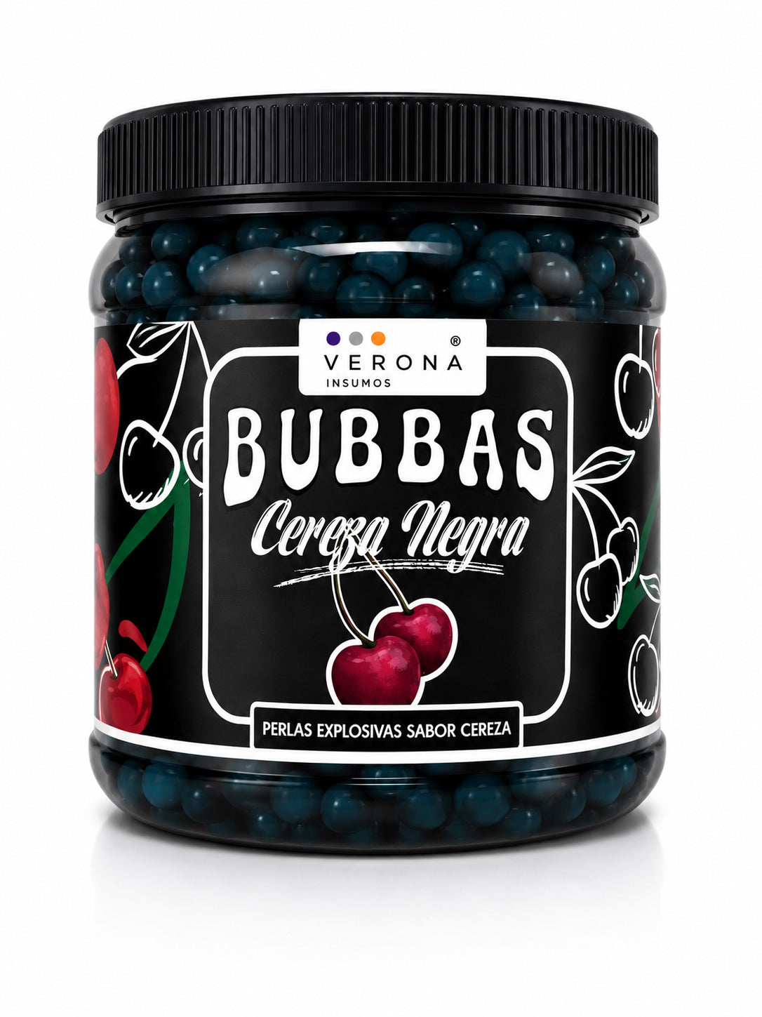 Bubbas Perlas Explosivas - Verona Insumos - Variedad de Sabores - Bote de 1 kg