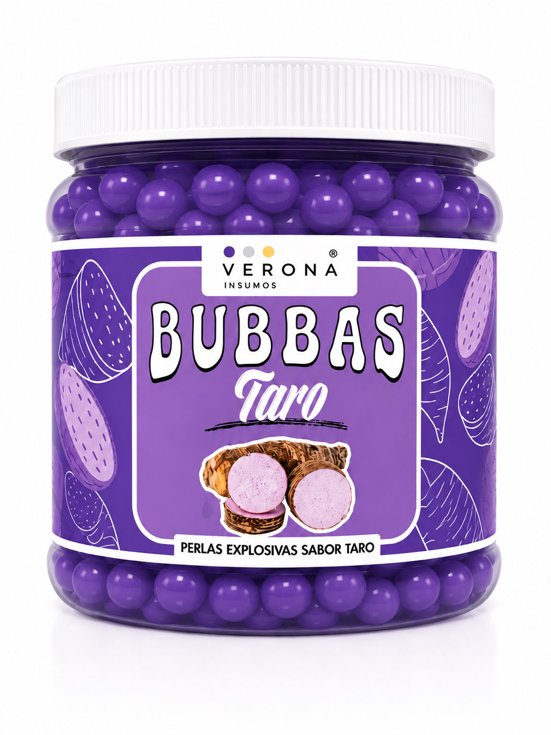 Bubbas Perlas Explosivas - Verona Insumos - Variedad de Sabores - Bote de 1 kg