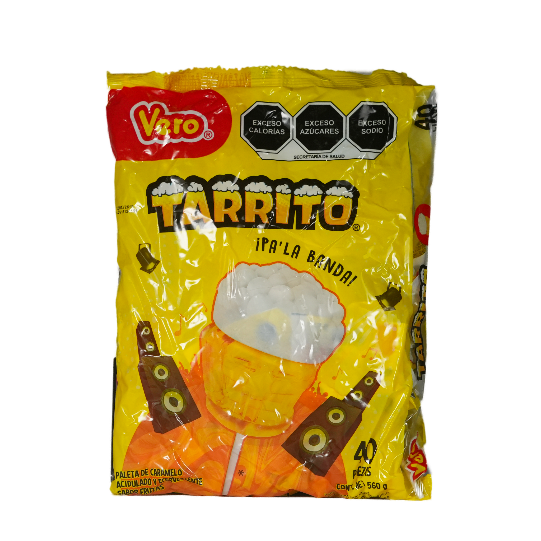Paleta Tarrito - Vero - Bolsa de 40 Piezas