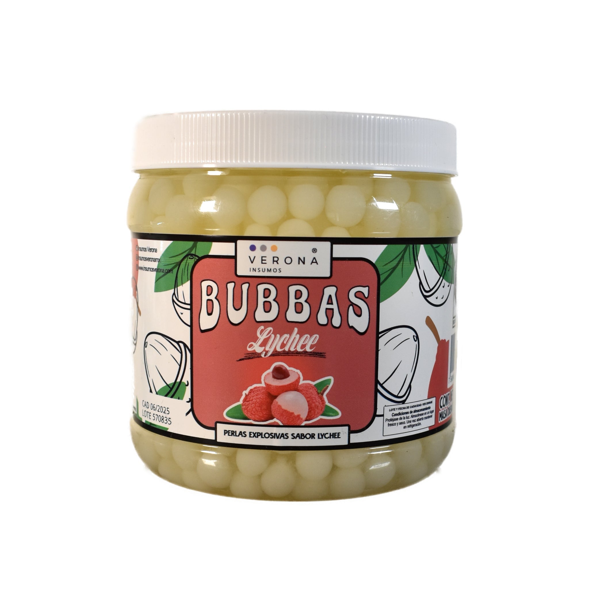 Bubbas Perlas Explosivas - Verona Insumos - Variedad de Sabores - Bote de 1 kg