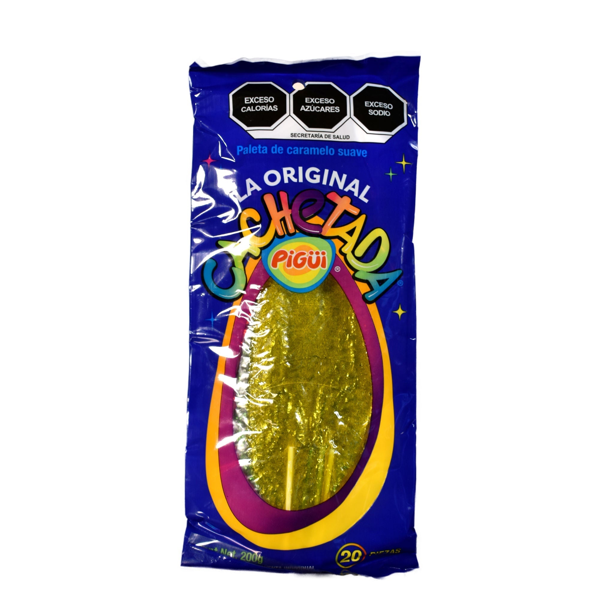 Cachetadas Paletas De Caramelo Suave Dulces Pigui 20pz