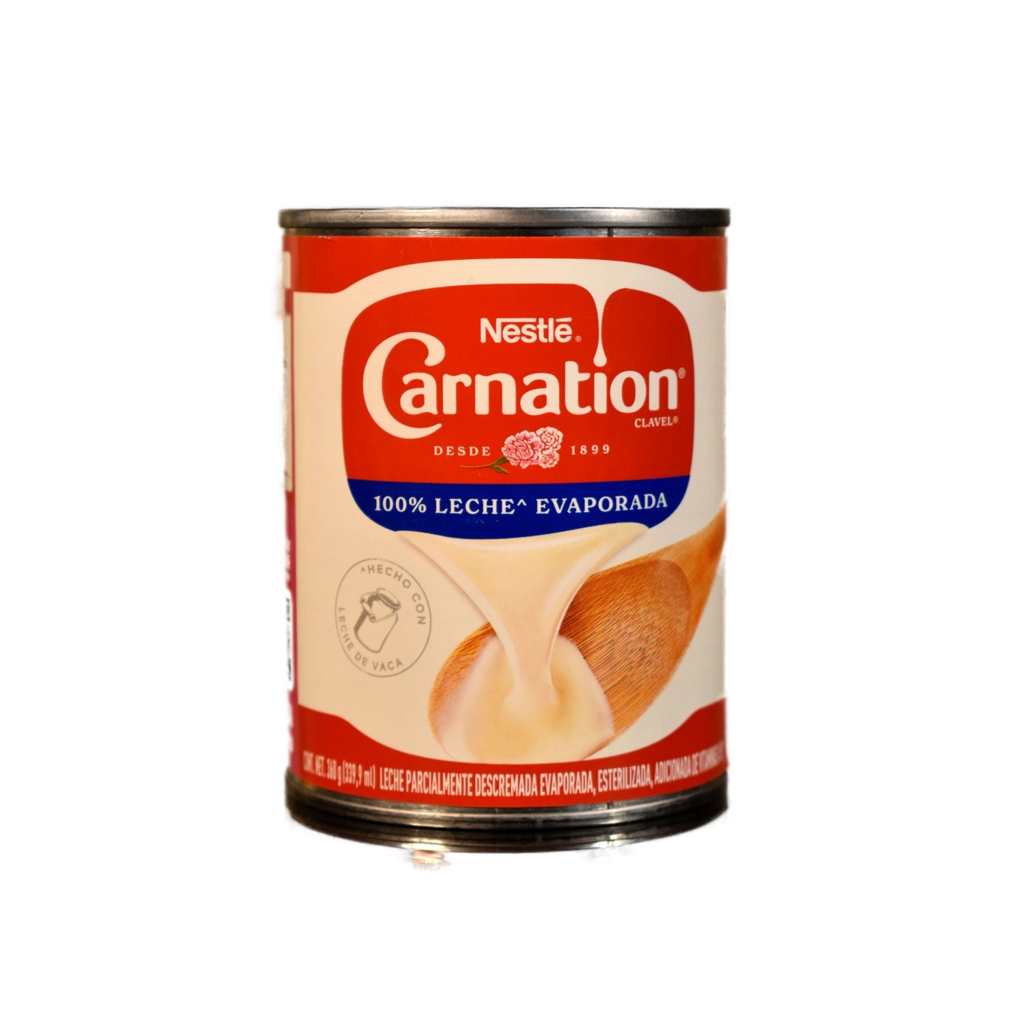 Carnation Clavel Leche Evaporada - Lata de 360g - Ideal para cocinar - Materias Primas para Repostería y más