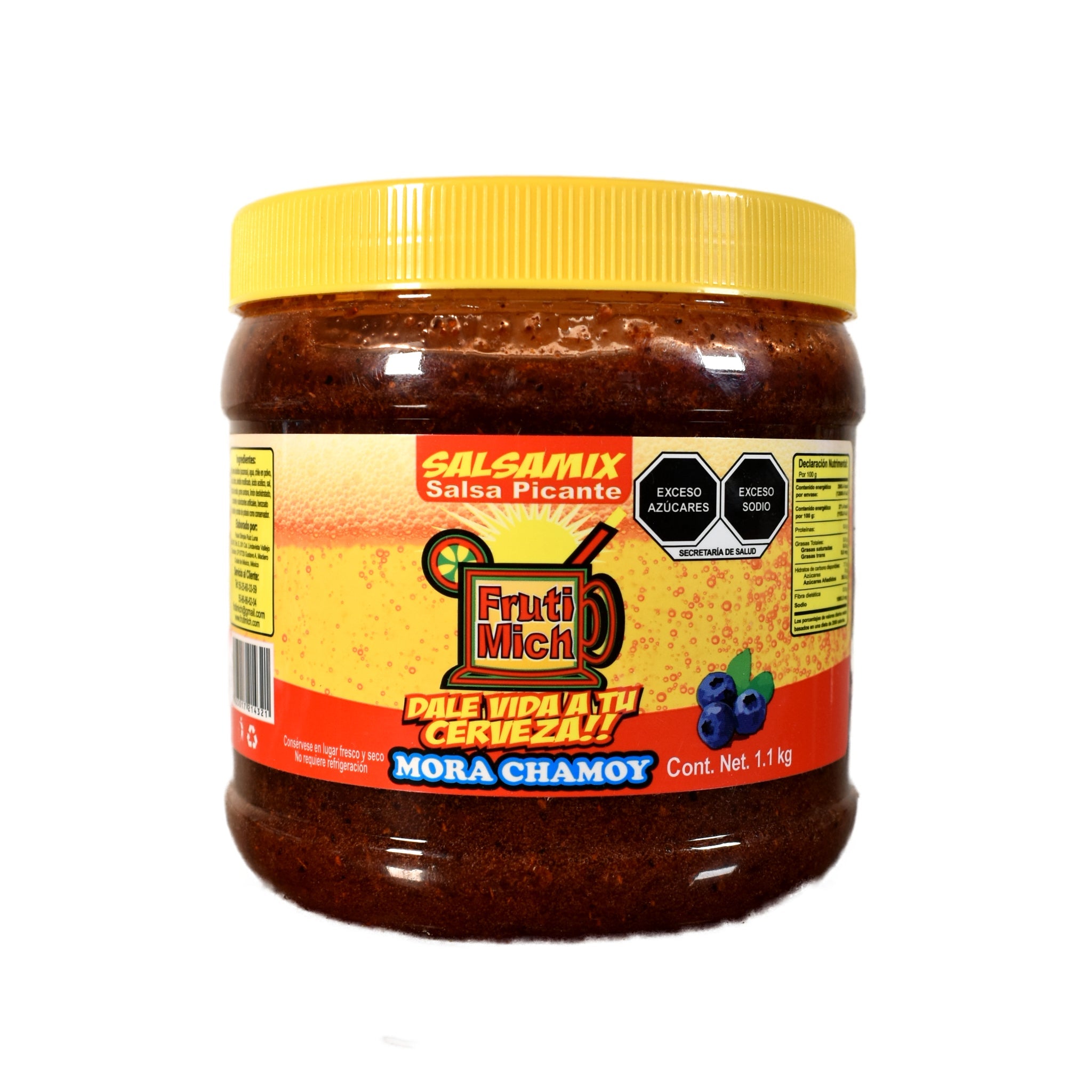 Fruti Mich - Salsa para Micheladas - Variedad de Sabores Bote de 1.1 Kg
