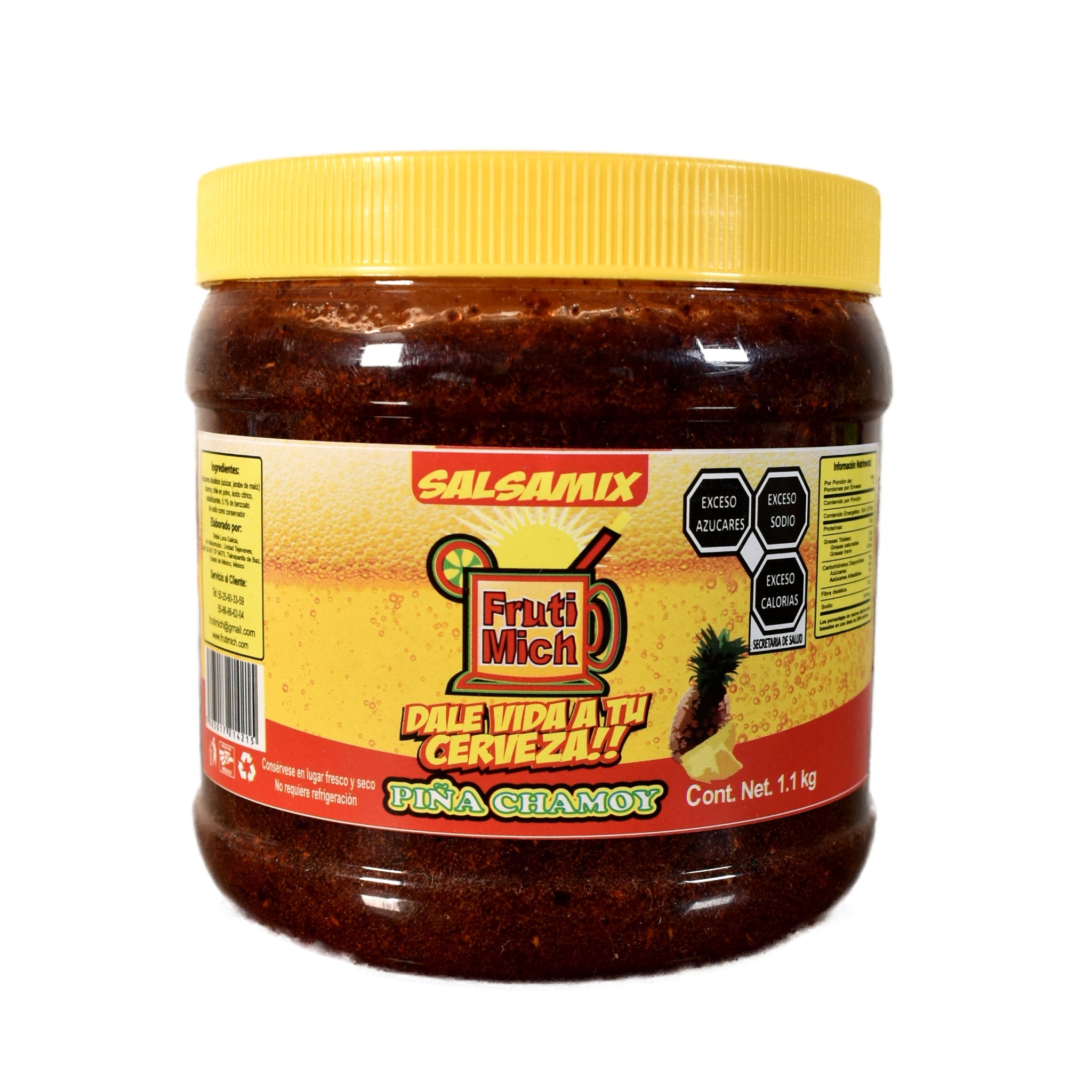 Fruti Mich - Salsa para Micheladas - Variedad de Sabores Bote de 1.1 Kg