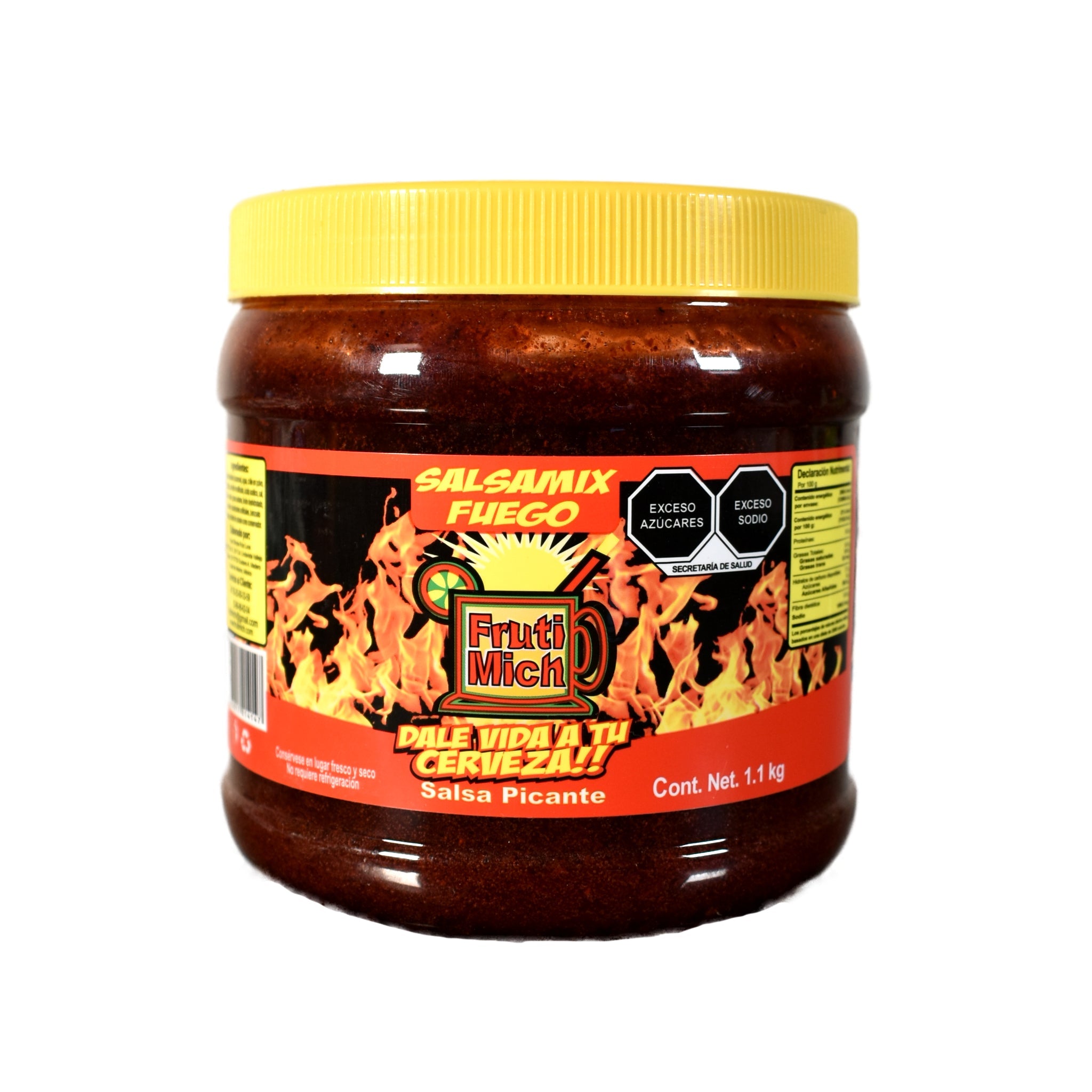 Fruti Mich - Salsa para Micheladas - Variedad de Sabores Bote de 1.1 Kg