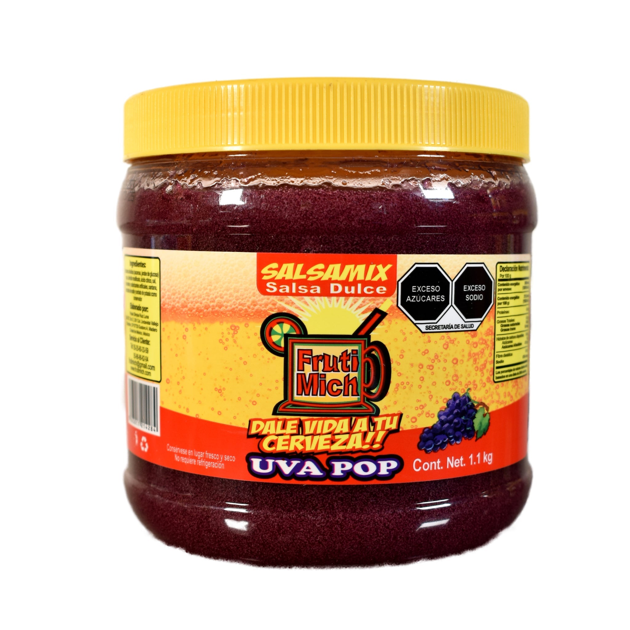 Fruti Mich - Salsa para Micheladas - Variedad de Sabores Bote de 1.1 Kg