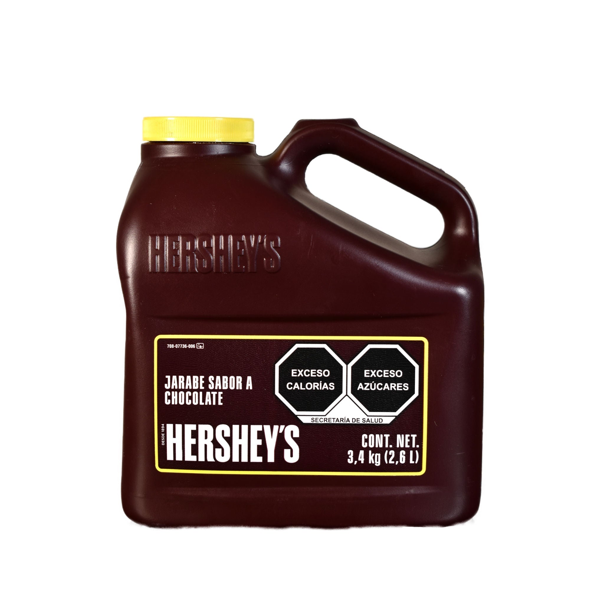 Jarabe de Chocolate - Hershey's - Garrafa de 3.4 kg - Materias Primas para Repostería y Más