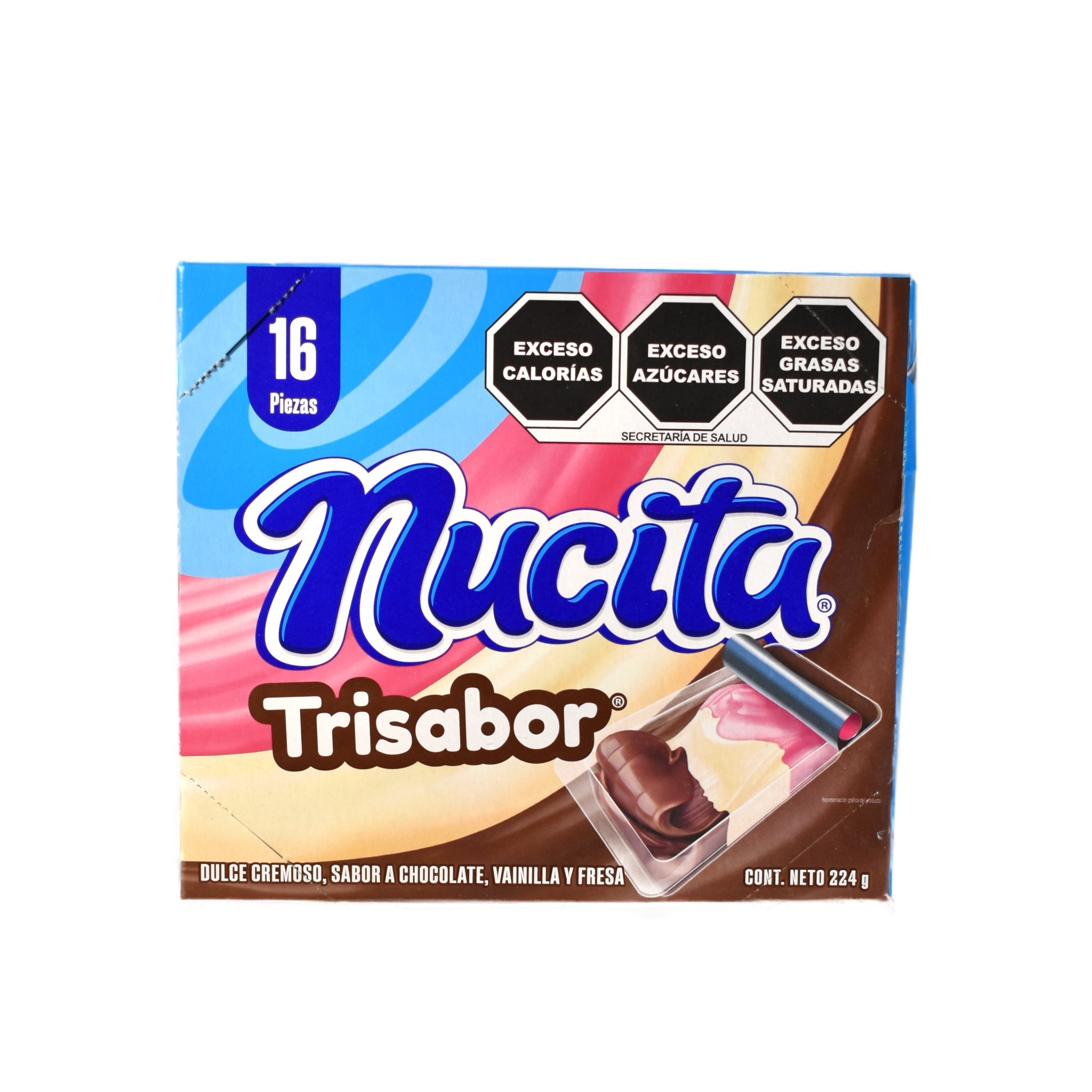 Nucita Trisabor - Nutresa - Caja de 224g con 16 piezas